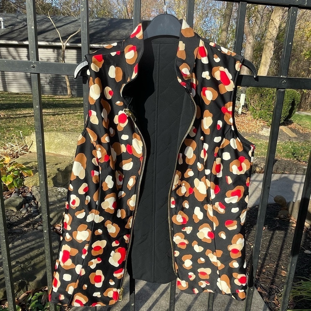 JUDE CONNALLY reversible zip front vest